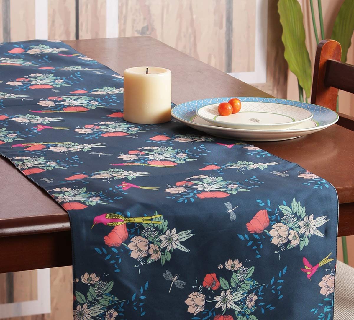 Buy Floral Fascination Bed and Table Runner from India Circus